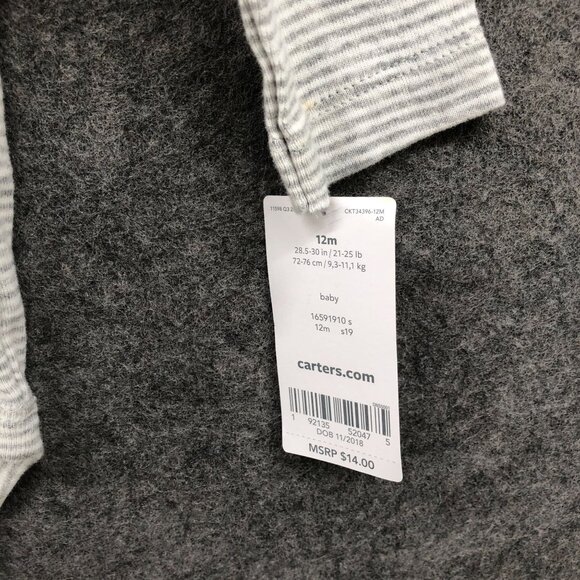 NWT Carter's Baby 12M My First St. Patrick's Day Bodysuit Long Sleeve T-Shirt - Picture 3 of 5